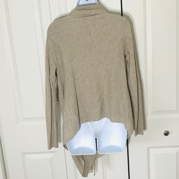 Plush Cashmere Fringe Wrap Poncho XS - Picture 2 of 4